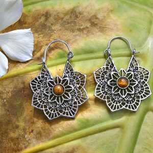 mandala earrings bohemian earrings