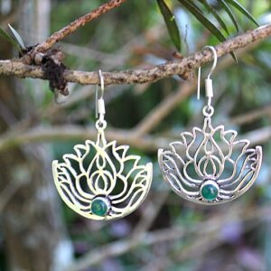 Bohemian gypsy earrings, Lotus flower earrings South Africa