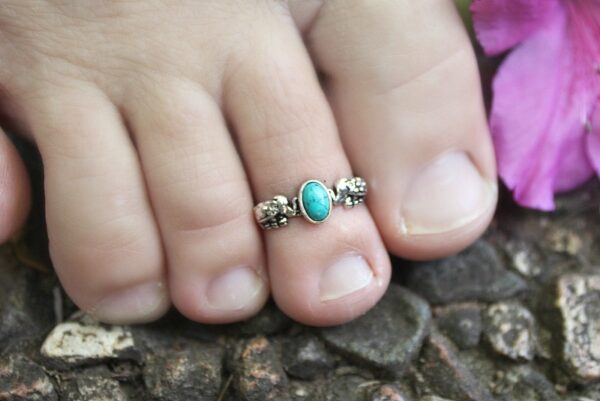 Turquoise BOHO toe rings, Toe rings South Africa