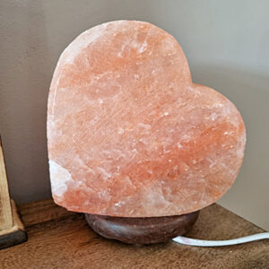 Salt lamp, Himalayan heart shaped Salt lamp