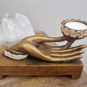 candle holder south africa, mudra candle, meditation candles