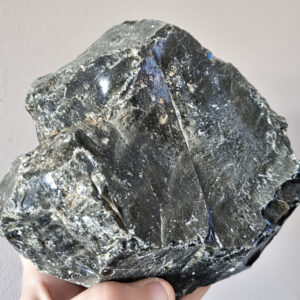 gold sheen obsidian south africa, obsidian chunk
