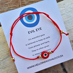 red evil eye bangle, evil eye jewellery south africa, red evil eye