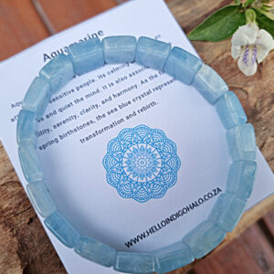 aquamarine bangle, aquamarine gemstone bangle, south africa gemstone