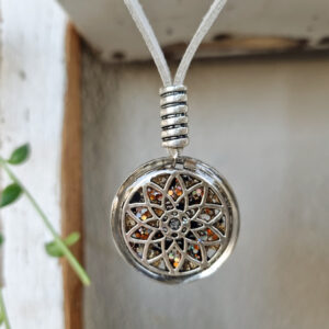 mandala orgonite pendant, mandala necklace south africa, orgonite energy necklace