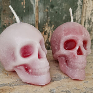 bleeding skull candles, candles for wiccan ceremonies, skull candles