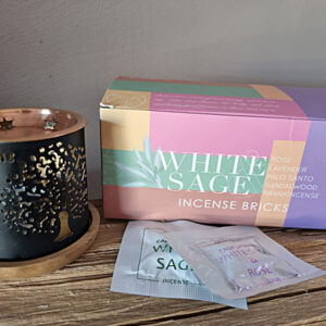 white sage incense brick, incense brick south africa, white sage gift set