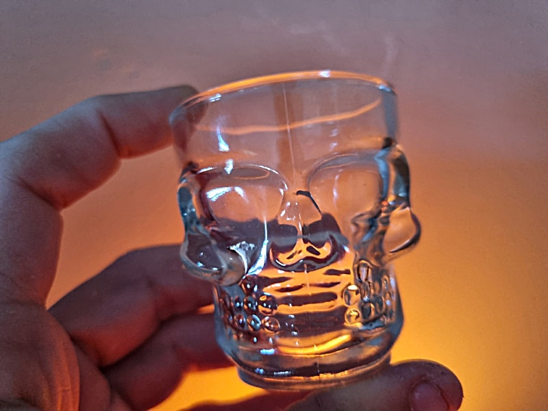 Skull Shot Glass, south africa skull, skull gift