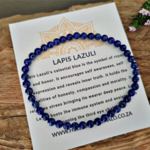 lapis lazuli 4mm bangle, lapis lazuli gemstone bangle, south Africa jewellery
