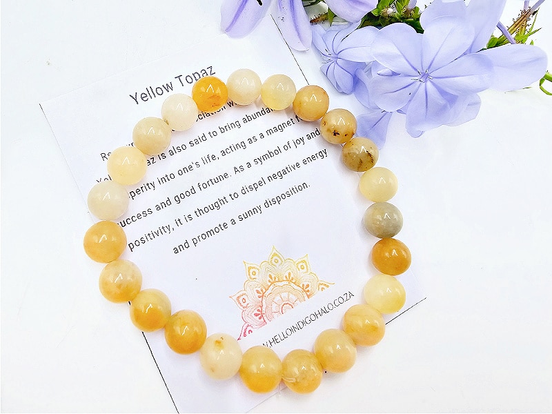 Yellow topaz crystals south africa cape town, online shop