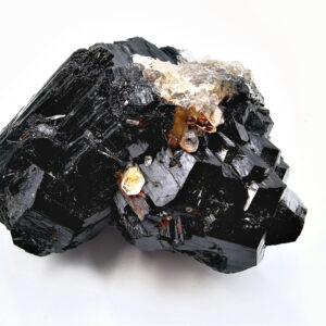 black tourmaline rough cluster, black, crystal, rough, cluster