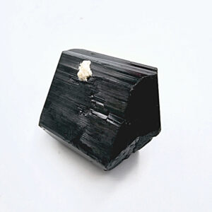 black tourmaline rough point, crystal, rough, point, black