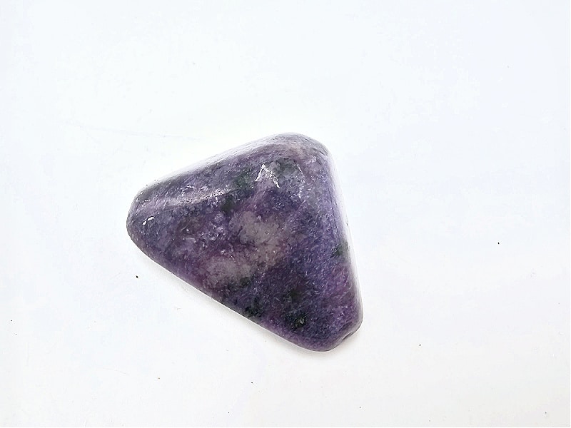 charoite polished stone, crystal, polished, purple with a little bit of black like space, russia