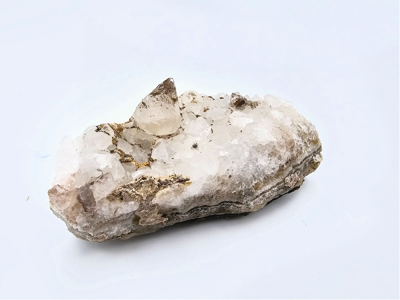 dogtooth calcite, rough, white, crystal