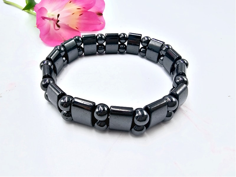 Hematite collection, crystals grey, gems jewellery