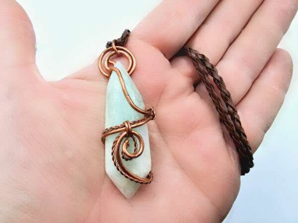 *Smithsonite DT Copper Necklace - Image 2