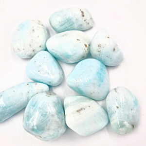 Smithsonite/ Blue Aragonite Tumbled Stone, crystal, tumbled stone, blue gemstone, blue aragonite, smithstonite