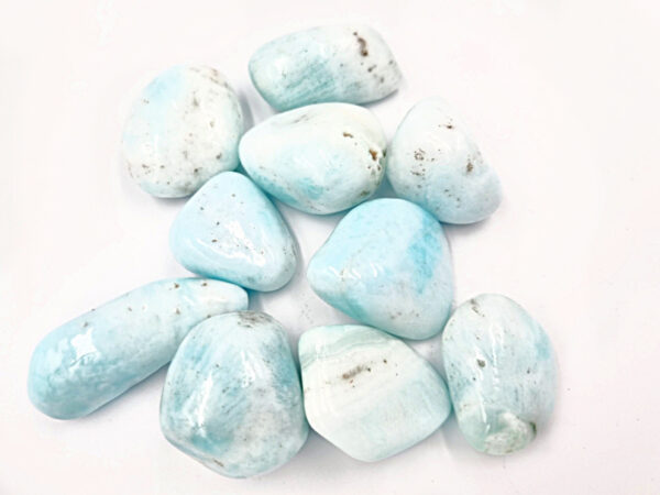 Smithsonite/ Blue Aragonite Tumbled Stone, crystal, tumbled stone, blue gemstone, blue aragonite, smithstonite