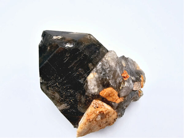 Smoky Quartz Point Rough I (82g) Orthoclase - Image 2