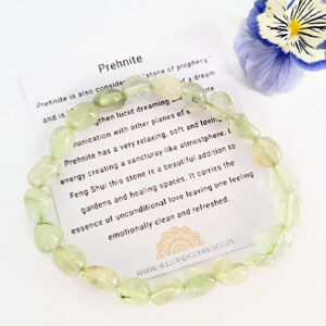 Prehnite Gemstone Nugget Bangle, crystals, light green gemstone, bangle, stone of prophecy, nugget