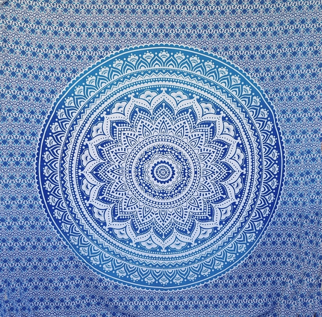 Tapestries, wall hangings, mandala throws