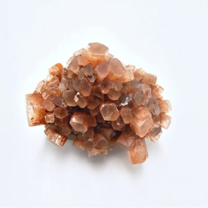 crystal aragonite, rough, brown, crystal