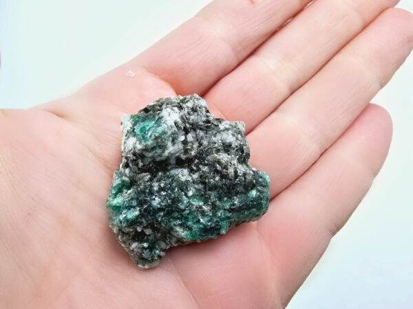 Emerald In Mica Schist Matrix, rough, water and earth