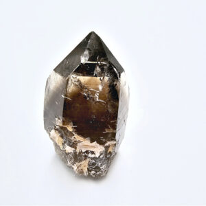 smokey quartz point rough, crystal, point, Malawi, cluster