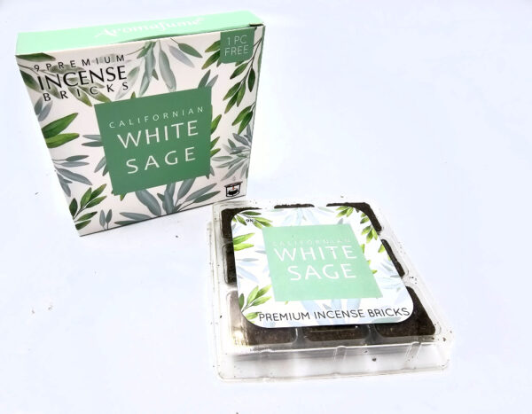 White Sage Incense Bricks, aroma bricks, smokeless incense