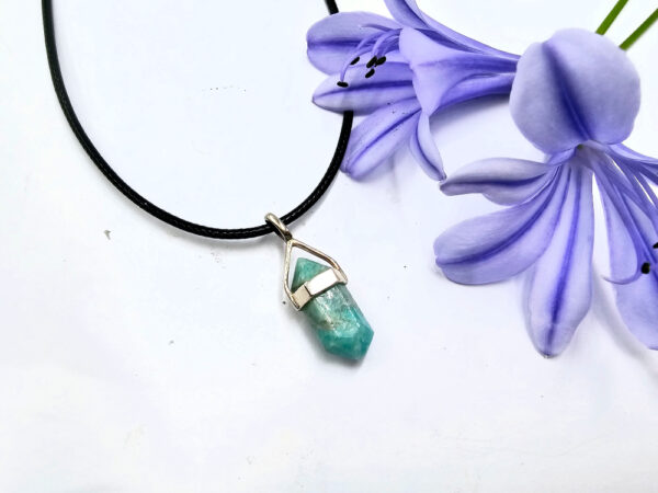 Amazonite Point Necklace Mini (925 Silver)