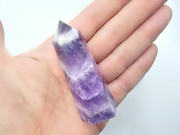 Chevron Amethyst Polished Point H (58g)