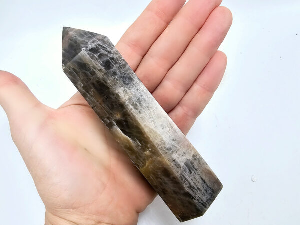 Black Moonstone Crystal Point A (244g)