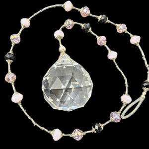 *Black & Pink Sun Catcher
