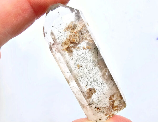 Clear Quartz Polished Point G (40g) Inclusions - Image 2