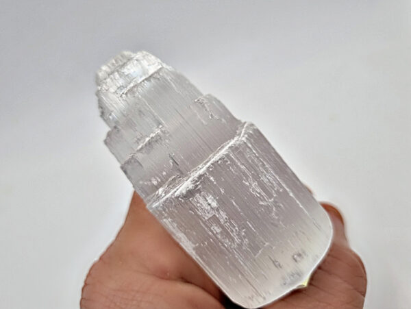 Selenite Tower 10cm (Angelic Crystal) - Image 2