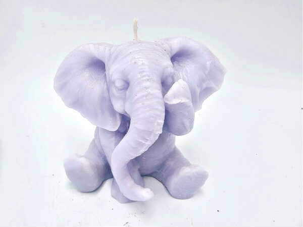 Elephant Candle Peek