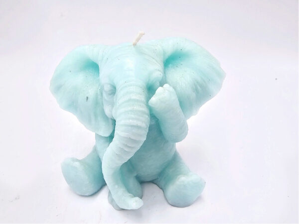 Elephant Candle Peeping Green