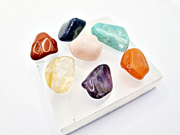 Chakra Tumble Stones & Selenite Combo - Image 2