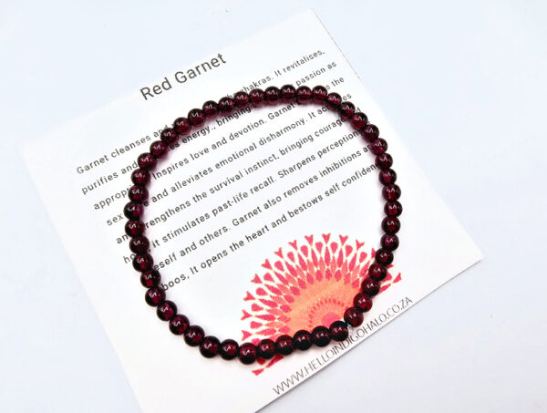 Red Garnet Bangle (4mm)