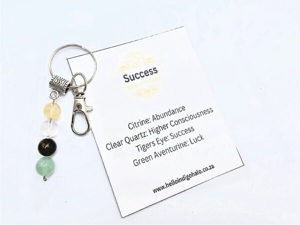 Success Gemstone Key Ring