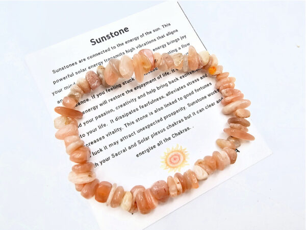 Sunstone Chips Bangle