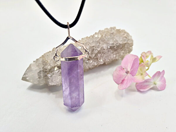 Amethyst Point Necklace Swivel