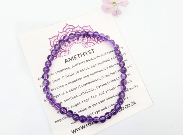 Amethyst Bangle (4mm)