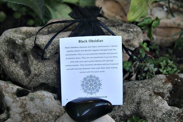 Black Obsidian Tumble Stones - Image 2