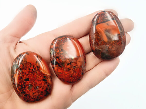 Brecciated Jasper Palm Stones (4cm)