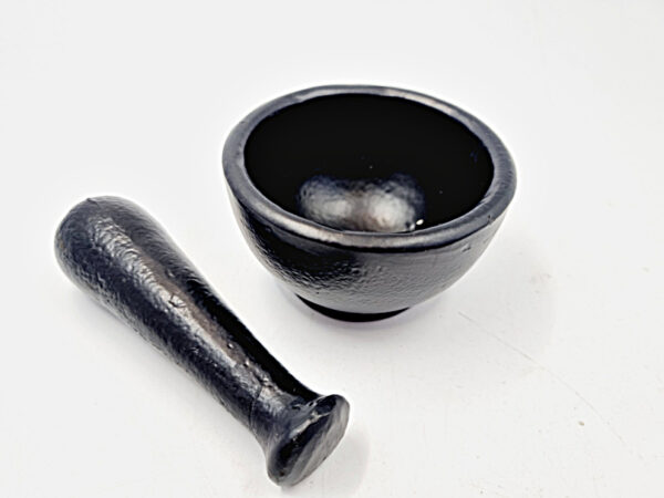 Round Iron Pestle & Mortar  (8cm) - Image 2