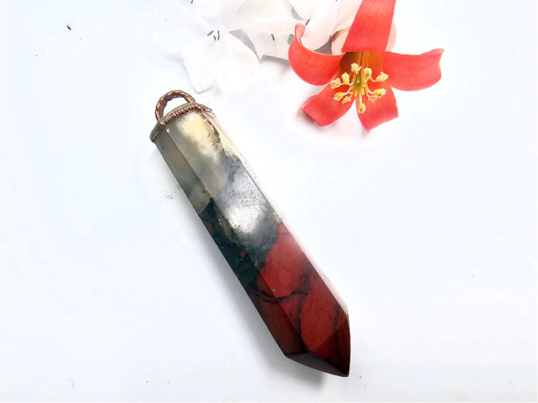 Red Jasper Copper Pendant