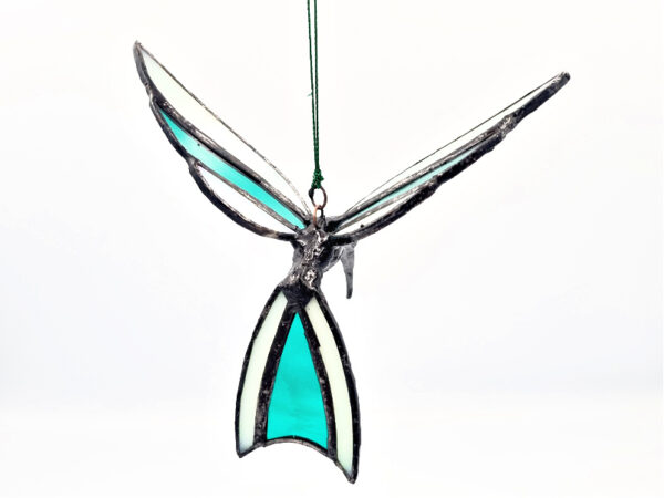 Stained Glass Green Humming Bird (16cm) - Image 2