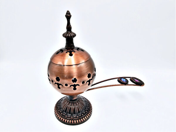 Bronze Loban Burner with Handle - Image 2