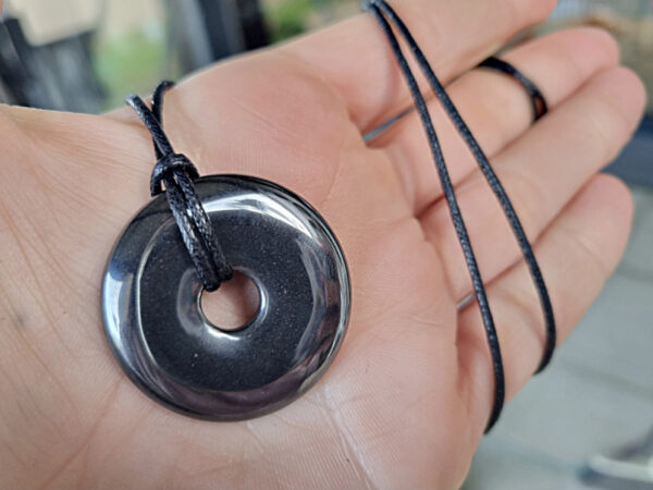 Hematite Pi Stone Necklace - Image 2